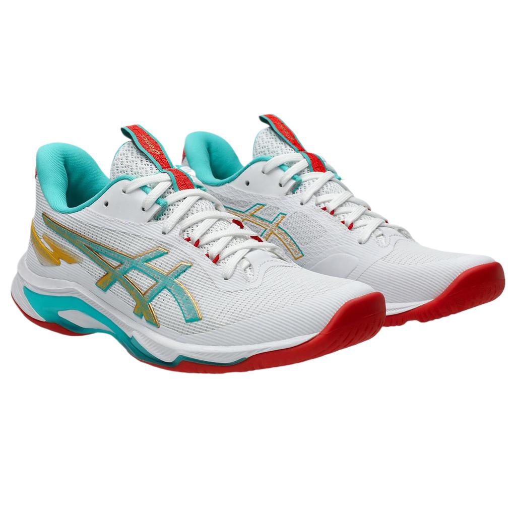 Asics Женские кроссовки Netburner Ballistic FF 4 Белый Морское стекло 1052A090-960