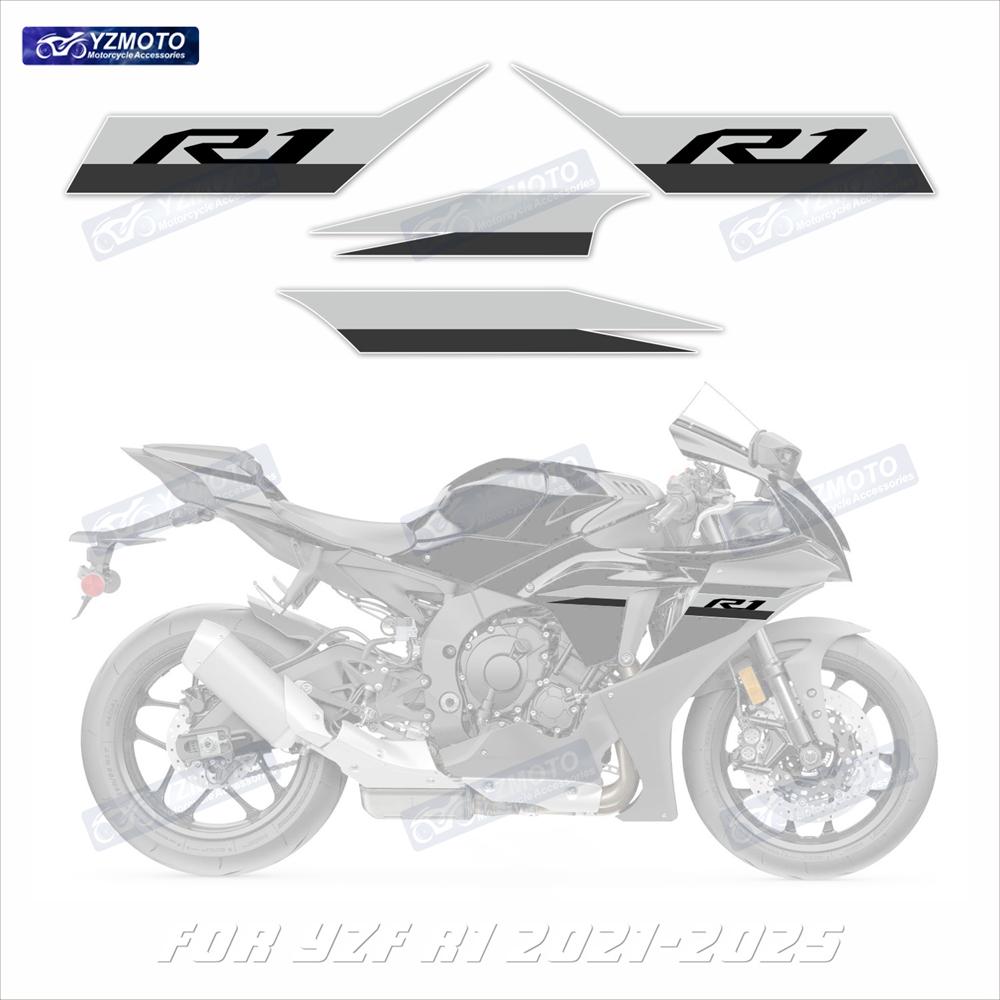 Для YZF R1 YZF-R1 2020 2021 2022 2023 2024 Мотоцикл Гонки Обтекатель Наклейки Отражающие Декор Кузова Наклейка