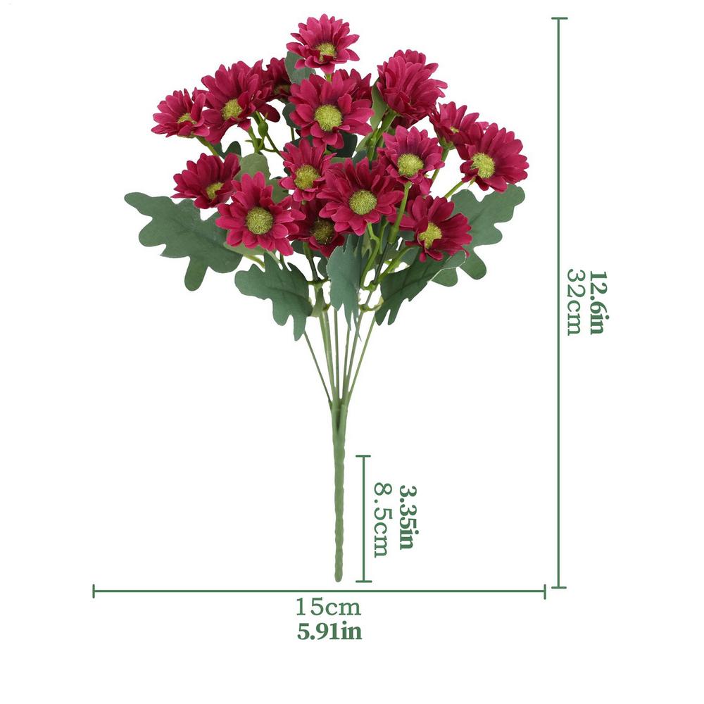 Маленькие искусственные цветы, искусственные шелковые ромашки, поддельные полевые цветы со стеблями для DIY, белые свадебные букеты, цветочные композиции для вечеринки