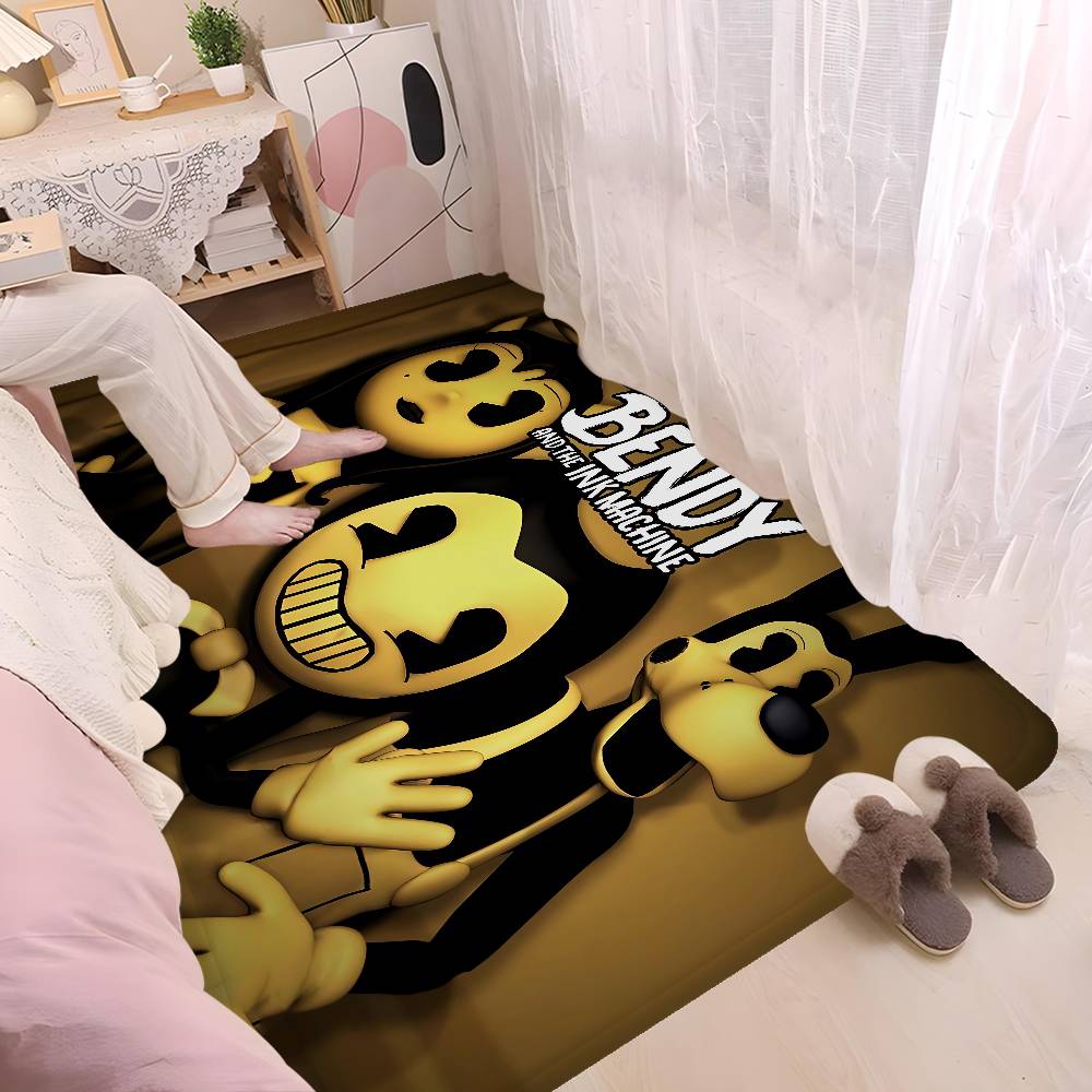 B-Bendy And the Ink M-Machine Kitchen Mat Kids Room Bedroom Decoration Balcony Anti-Slip Doormat Living Room Alfombra