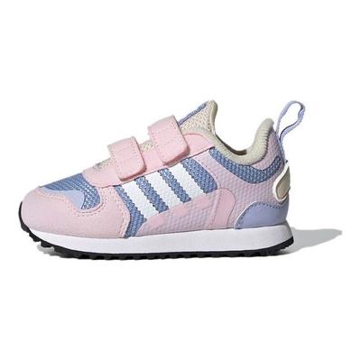 Оригинальные ZX 700 HD Прочные Дышащие Низкие Спортивные Повседневные Кроссовки для Малышей Розовые Белые GZ7518