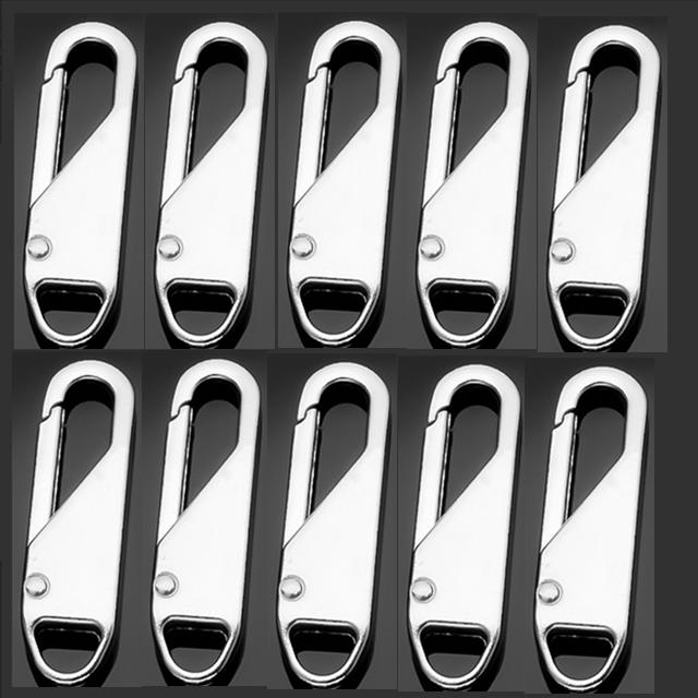 5/10 шт. универсальная застежка-молния мгновенного исправления, ремонтный комплект для замены молнии, слайдер для спасения зубов, новый дизайн для шитья своими руками