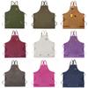 Canvas Kitchen Aprons Multi-pocket Barista Apron New Chef Work Apron  Kitchen