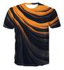 Fashion Men's T-shirts With Abstract Three-dimensional Graphic T Shirts Summer Casual Breathable T-shirts with Short Sleeves Top
