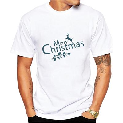 Merry Christmas T Shirts Men 2019 New Arrival Letters Printing Tshirt chemise homme Funny Gift for Mens roupa masculina gt167