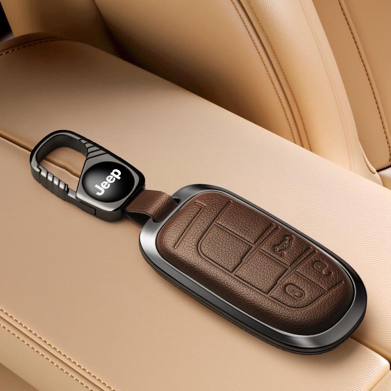 Чехол для ключа Jeep, совместимый с Compass, Cherokee, Commander, Grand Cherokee, корпус ключа