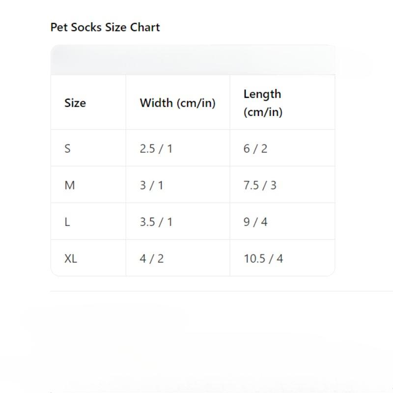 Non-Slip Pet Socks for Dogs Cats Anti-Scratch Paw Protector Indoor Wear
