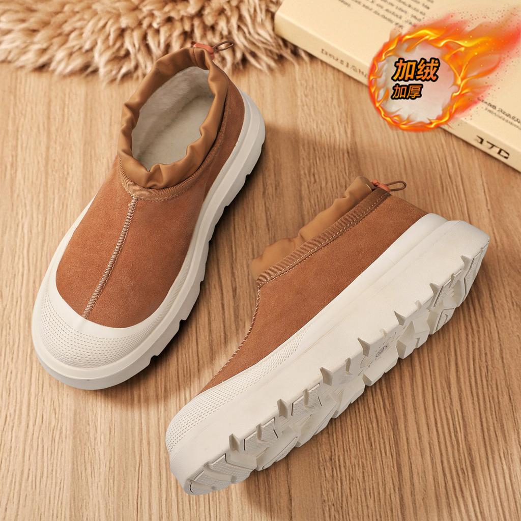 Unisex Thick Sole Boots High Top Shoes Fashion Style Winter Walking and Commuting Casual Outdoor Travel Daily Boots Style Sizes 35-44