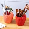 Strawberry Shape Butter Freshness Jar Ceramic Chopstick Tube Butter Box Butter Dish  Restaurant