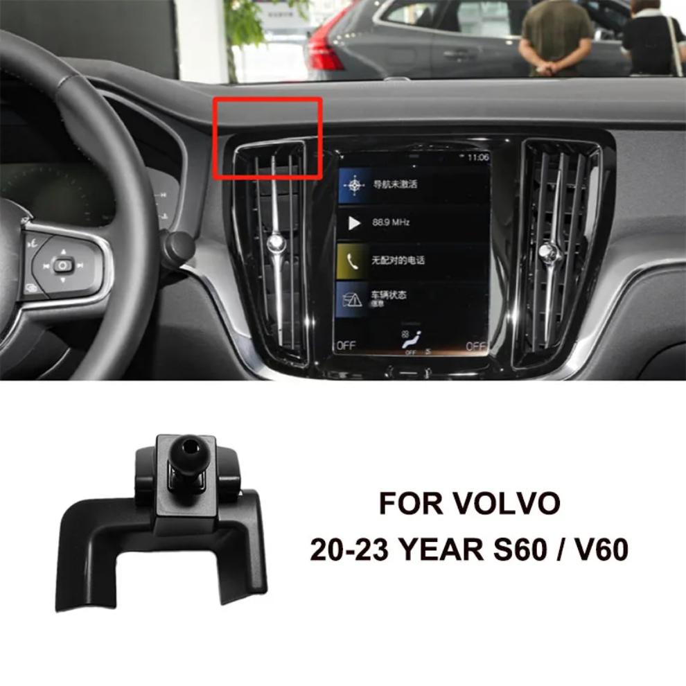 Для Volvo Крепление-держатель для телефона База-крепление Аксессуар Специально для S60 V60 XC40 2020-2025, S90 V90 XC90 2015-2025, XC60 2009-2025