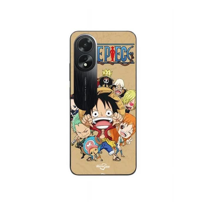 Coque Oppo A38 Manga animé One Piece Straw Hat Crew Maniacase