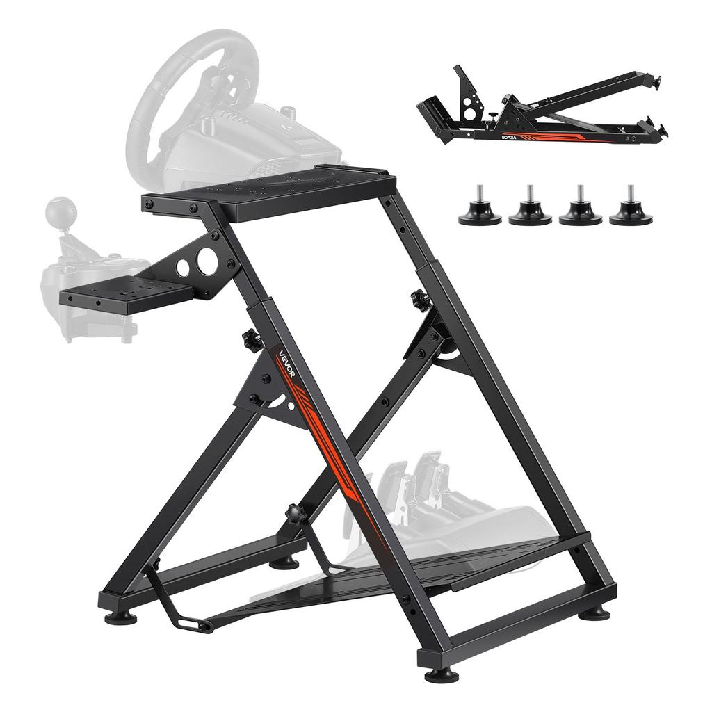 VEVOR Racing Wheel Stand, Adjustable & Foldable Simulator Stand for Logitech G923 G920 G29 G27