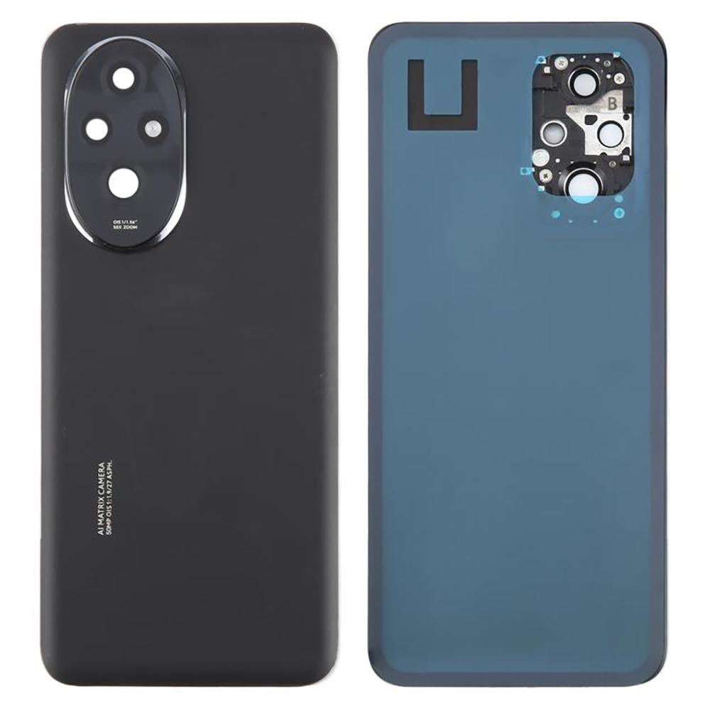 Крышка заднего корпуса с отсеком для аккумулятора для Honor 200 5G, с крышкой объектива камеры, запасная часть (Без логотипа)