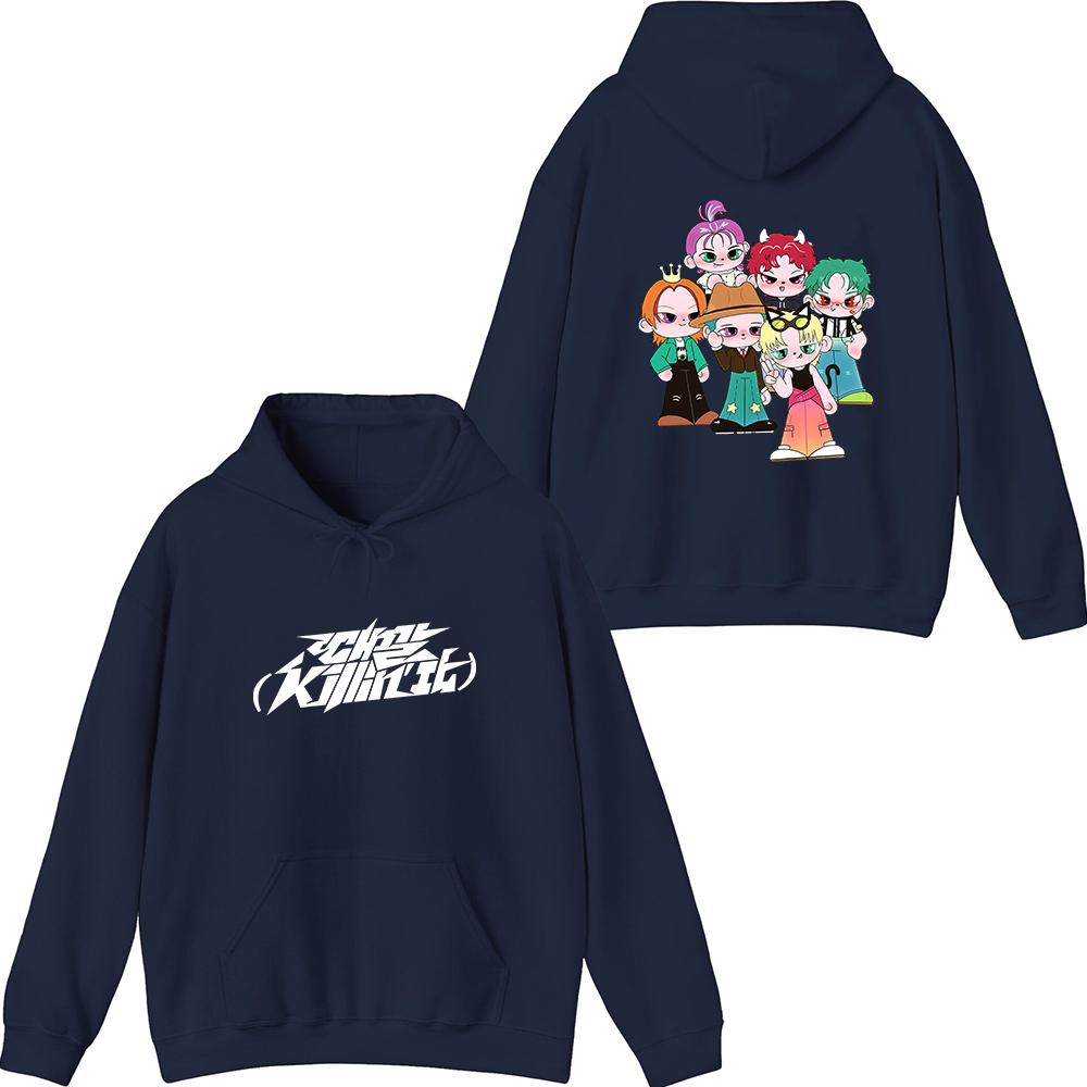 P1Harmony Merch Pikids Logo Hoodie Fashion Unisex Men Women Long Sleeve Pullover Tops