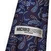 [Michiko London] Короткий галстук, прибл.. Длина 137 см, Не мнущаяся двухслойная ткань, Сделано в Японии, Бренд KOSHINO, Узор пейсли, 100% шелк,