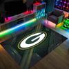Green Bay Packers Design Crystal Velvet Carpet Cozy Non?Slip Printed Rug For Bedroom Living Room Entrance