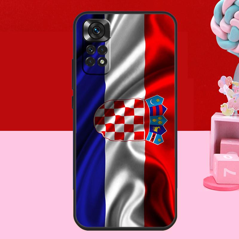 Croatia Flag Case For Xiaomi Redmi Note 14 13 12 10 11 15 Pro Plus Redmi 15 C 10C 12C 13C 14C Soft Cover