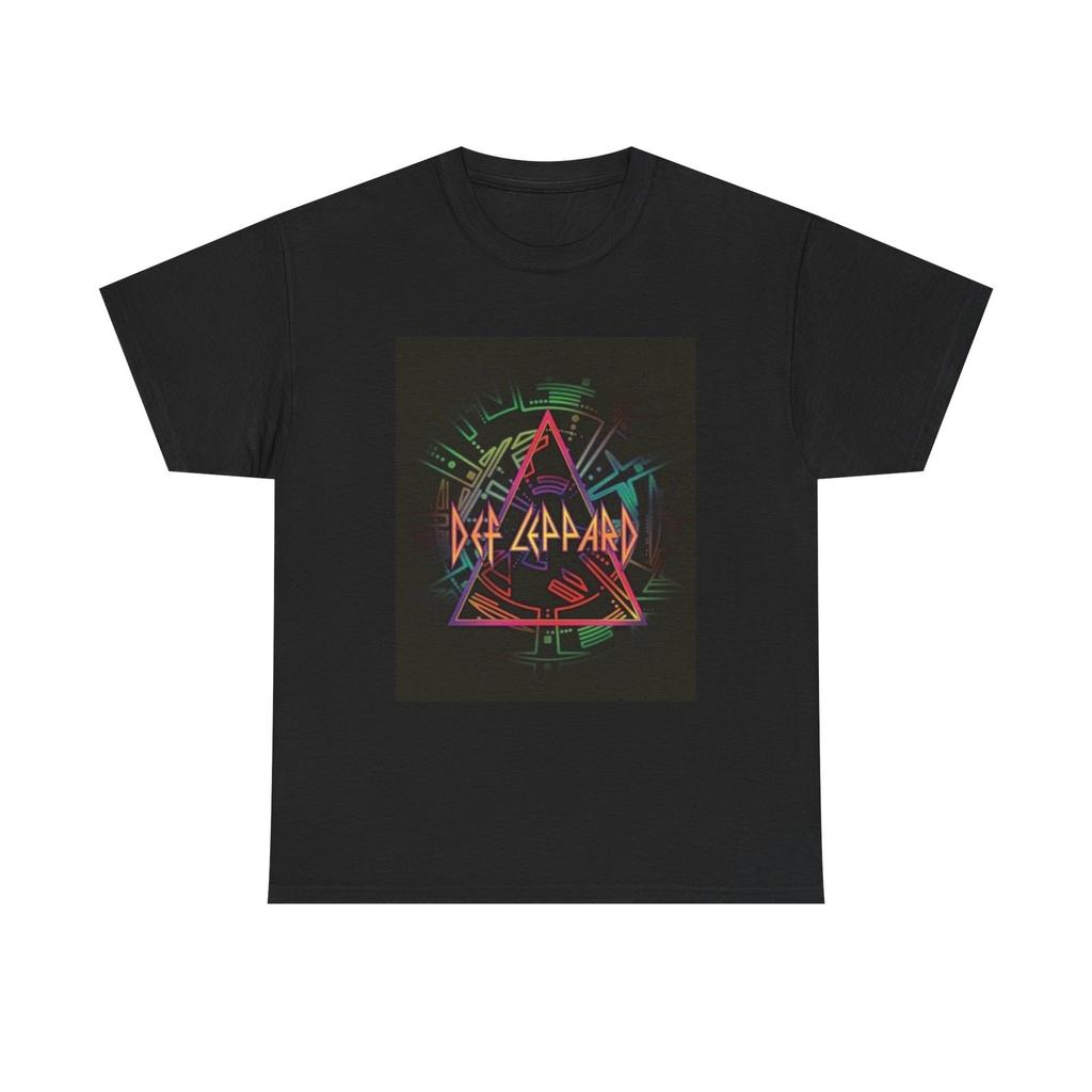 Def Leppard Tshirt Vintage Rock Band Merch Retro Unisex Heavy Cotton Tee
