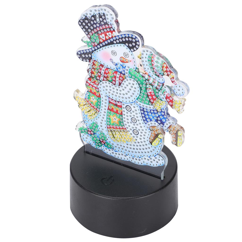 LED Diamonds Painting Lamp Touch Sensitive 3D USB Charge Night Light DIY Christmas Home Decor