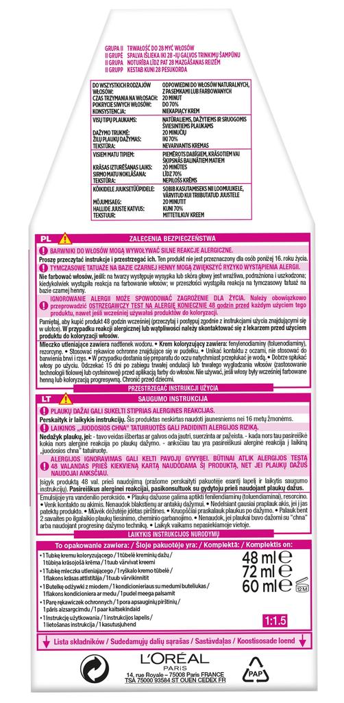 'Oréal Paris Casting Creme Gloss Semi-Permanent Hair Dye, No. 554