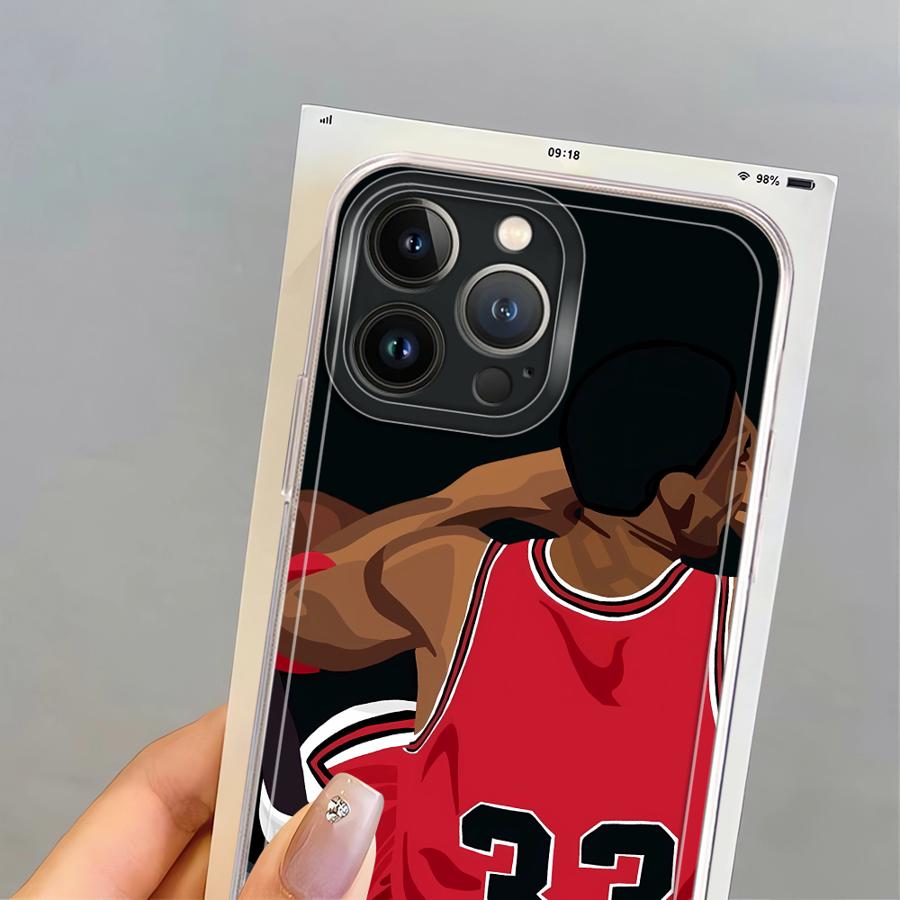 Мягкий чехол для телефона для iPhone 7 8 XR 12 Mini 16 15 14 Plus 13 12 11 Pro MAX 16e Баскетболисты Крутой