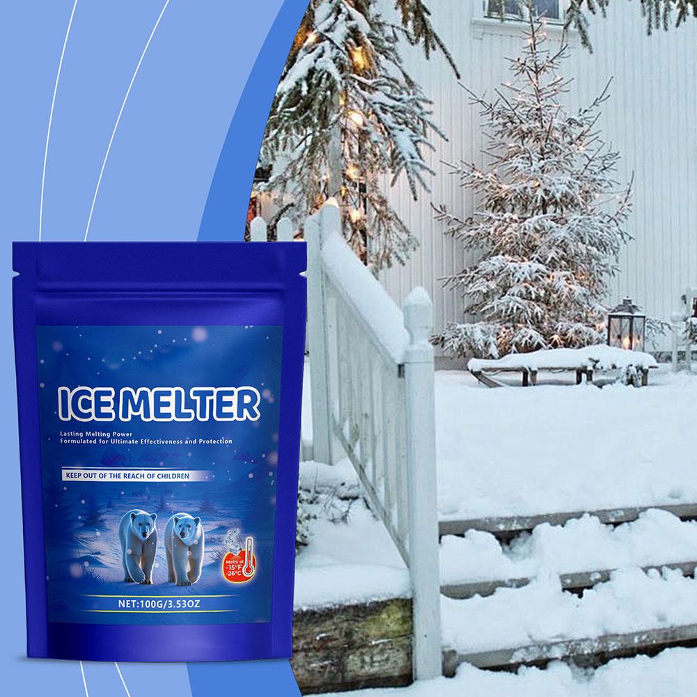 Deicing For Concrete Safety, Pet Friendly Snow And Ice Melting Agent U3D4