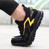 Men's Work Safety Shoes with Air Cushion Labor Protection Shoes Anti-smash Anti Puncture Boots