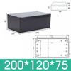 ABS Plastic Electric Supplies Black Security Monitoring Case New Power Box  Electronic Project