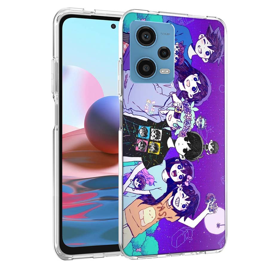 Игровой мультяшный чехол O-Omori для Redmi Note 13 12 14 15 Pro Plus 13R 11 11T 11E 11S 10 Pro 10S 9 9S Прозрачный ТПУ чехол для телефона Ca