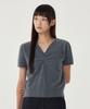 COVERNAT WOMAN Hairy Half Knit Light Gray