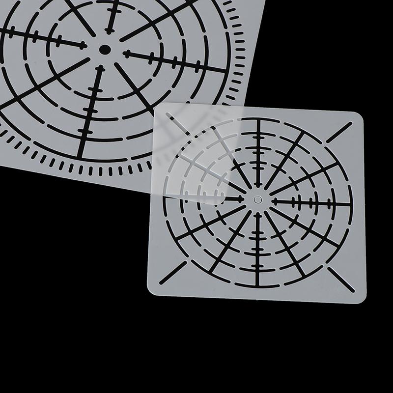 DIY 12PCS Reusable Mylar Mandala Dotting Painting Stencils Templates Craft Tools