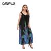 Summer Women's Halter Dress Plus Size Loose V-Neck Dresses