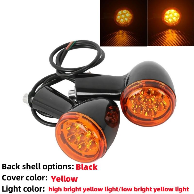 2Pcs LED Motorcycle Turn Signal Light Motorcycle Turn Indicator Running Lamp Fit for Harley Sportster XL883 XL1200