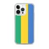 Coque iPhone - Gabon - Drapeau - Souple - Multicolore - TPU Transparent