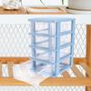 1Pcs Transparent Makeup Storage Box Tabletop Drawer Organizer Desktop Sundries Container Tabletop Container