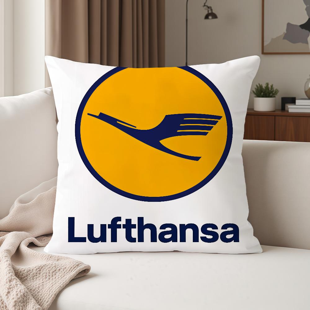 Deutsche Llufthansa German Pillow Case Suitable For Bedrooms Living Rooms Cars Home Decoration