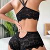 Splicing Lace Fashion And Charm Design Sleepwear Set, Without Inner Wear, Women's Sexy Clothing