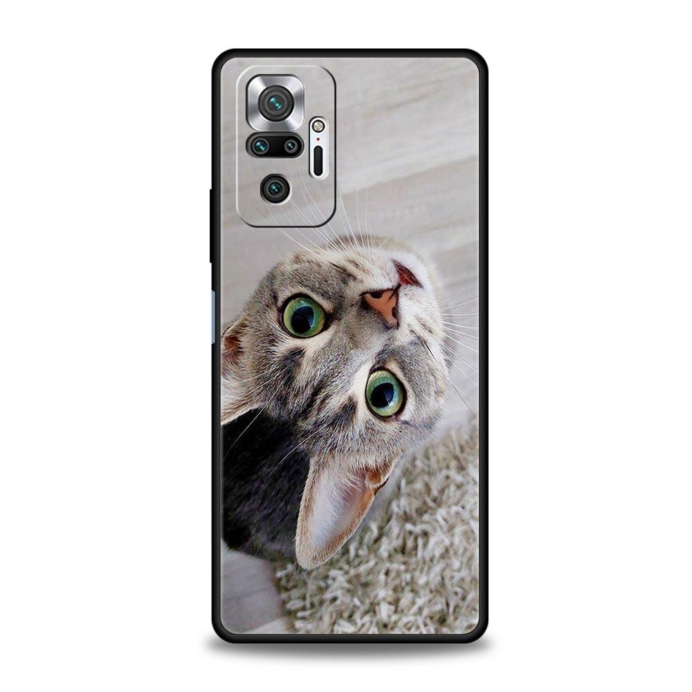 Чехол для телефона для Xiaomi Redmi Note 14 13 12 5G 11 10 Pro Plus 4G 9S 9 14C 13C 12C 10C 9C 9A Мягкий ТПУ чехол Мультяшный Забавный Кот Питомец Собака
