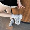 Thick-soled Dad Shoes Women's 2025 New Versatile Height-increasing Casual Shoes Mesh Breathable Small Running Sports Shoes