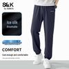 Baleno Men's S&K Ice-Feel Tapered Sports Pants