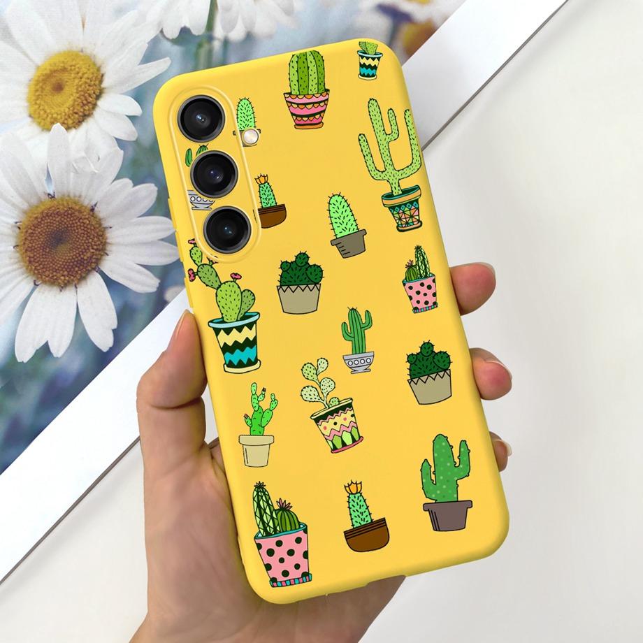 Для Samsung S24+ s24 Plus Чехол Обложка Samsung Galaxy S24 Ultra Pro Capa Защита Камеры Ударопрочный Мягкий ТПУ Fundas С Рисунком