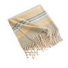 Korean Style Imitation Cashmere Plaid Warm Shawl Scarf Unisex Fashion Commuting Tassel Scarf