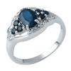 Серебряное кольцо с натуральным сапфиром 1.41ct (1946862) 3.33 гр. 925 пробы