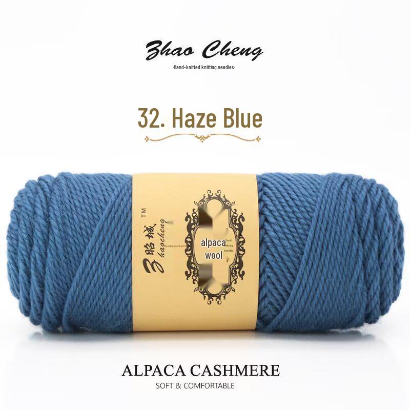 Шарф-подушка из альпаки ручной вязки – Средней толщины, Мягкий, Сделай сам, Крючком