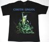 Винтаж CIRITH UNGOL FROST AND FIRE Плотный Хлопок Все Размеры Унисекс Черная Рубашка DI323 Унисекс Футболка
