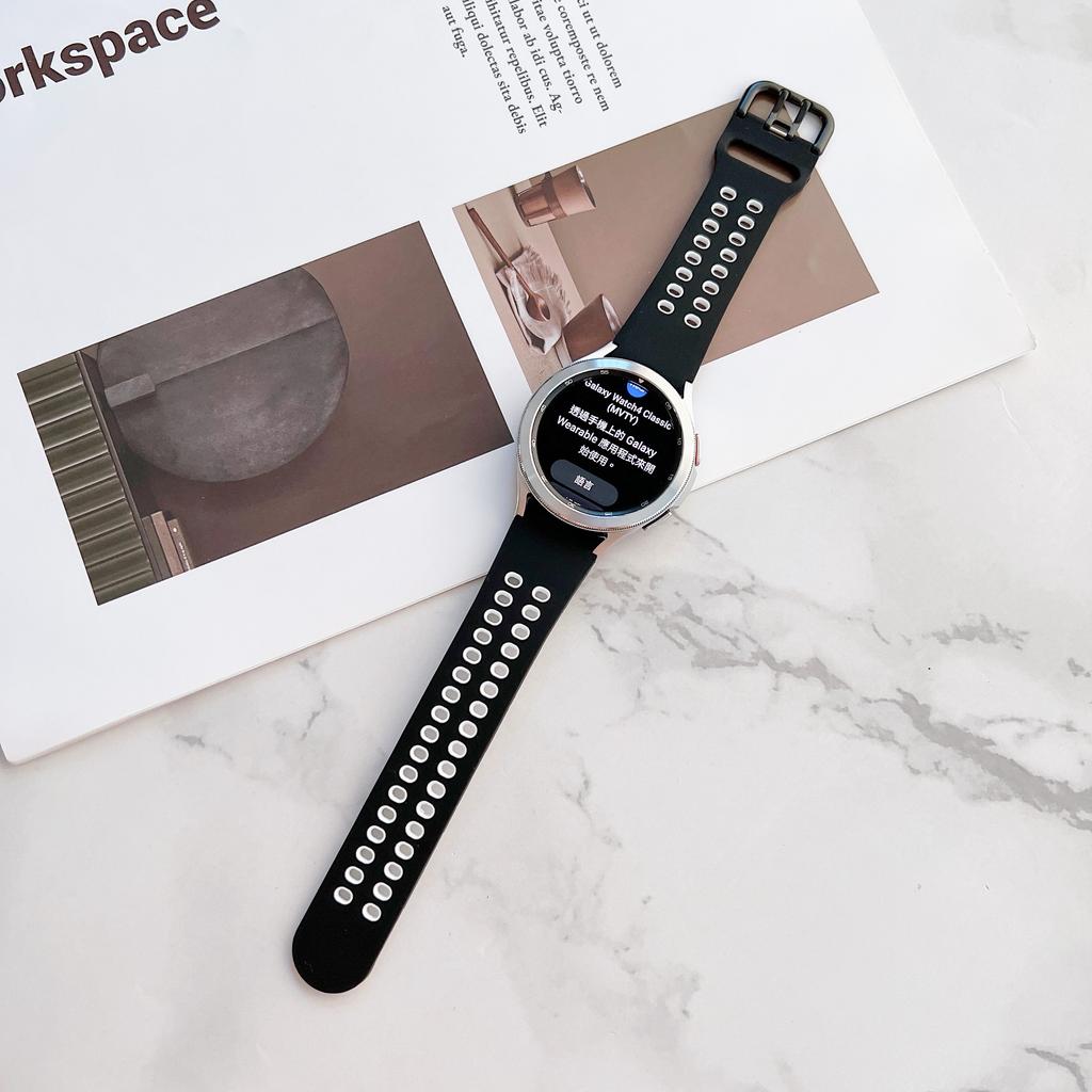 Силиконовый ремешок без зазора для Samsung Galaxy Watch 4/5/6/7 44мм 40мм/5 Pro 45мм Оригинальный ремешок для Galaxy Watch 6 classic