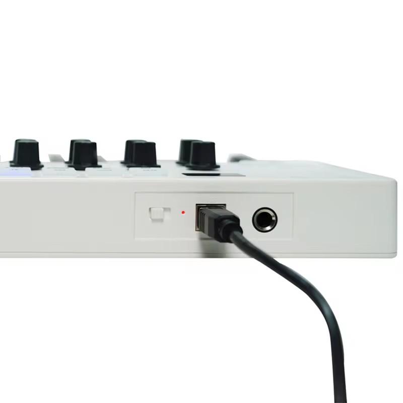 Портативный секвенсор MIDI клавиатура Контроллер RGB перкуссионный пэд клавиатура электронное пианино