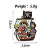 Creative Anime Brooch Alloy Drop Oil Badge Luffy One Piece Dragon Ball Ghibli Accessories