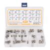 51 Pcs Thread Repair Insert Assortment Kit M5 To M8 Stainless Steel Screw Thread Repair Insert with Storage Box