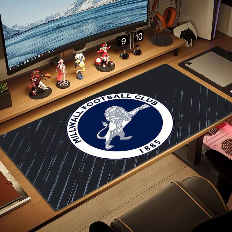 Millwall Football Club Print Cushion Non-slip Laptop Tablet Big Mousepad XXL Mat Mini PC Playmat With Lock edge
